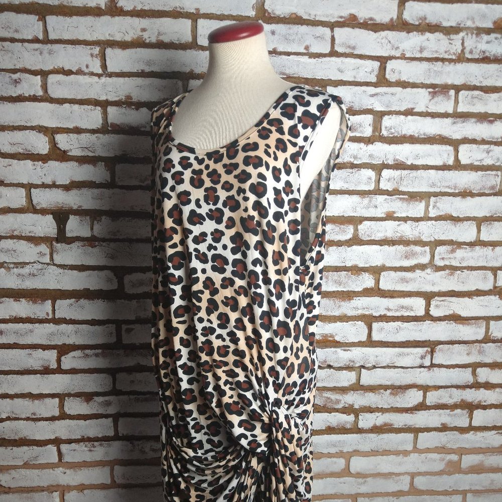 Rouge Collection Dress Animal Print Size 2X.